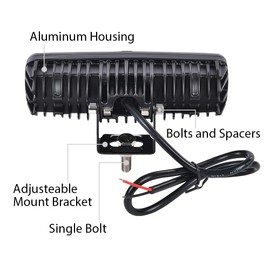 CHEDA Front Fog Lights Compatible with Pickup Wagon UTB Cab ATV SUV Truck Boat Bus/Fits Sport Utility 4WD 4X4 Mining Marine Car Excavator