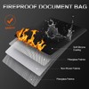 ImnBest Pack of 4 Fireproof and Waterproof Bag, Fireproof Wallet