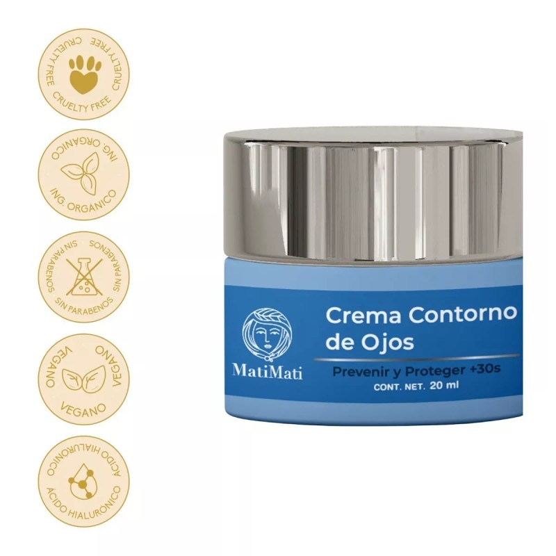 Matimati Crema Contorno Ojos +30años Ácido Hialurónico Matimati 20ml