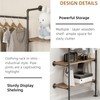 DABILONGC Industrial Pipe Clothing Rack, Heavy Duty Adjustable Garment Hanger