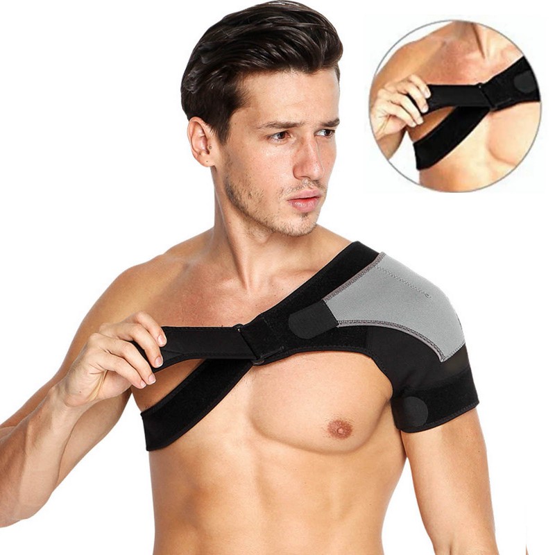 Shoulder Brace Lightweight Adjustable Single Shoulder Support Brace for Muscle