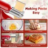 Pasta Attachment for KitchenAid Stand Mixer, 3-in-1 Stainless Steel Pasta