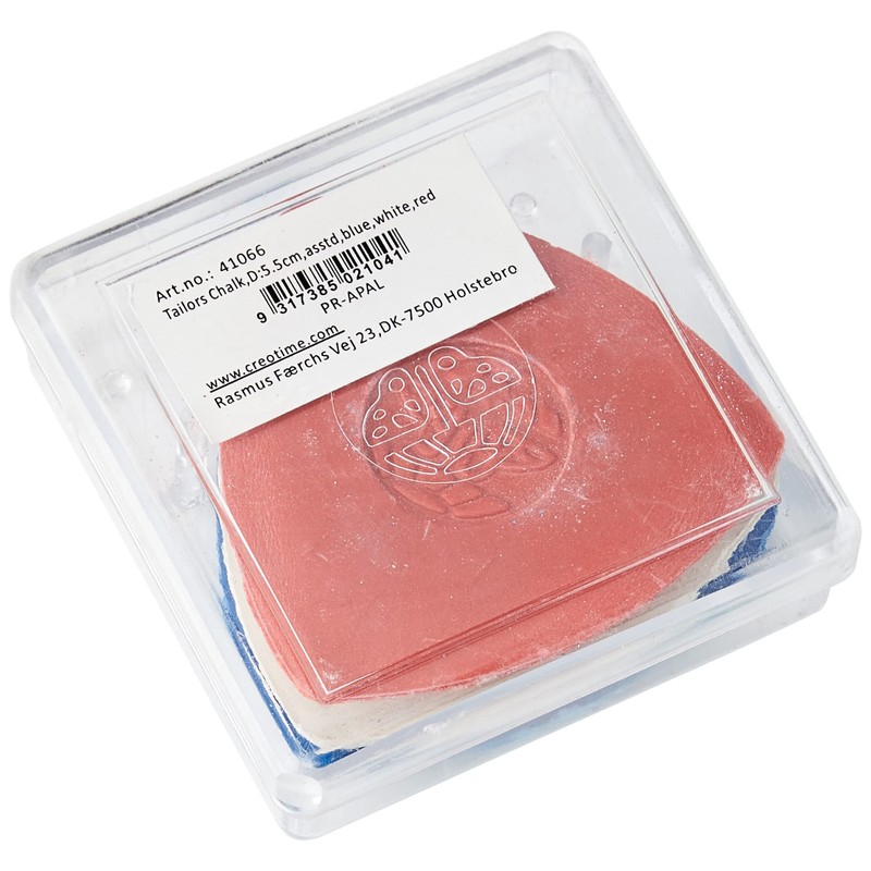 Creativ 100263 Tailor's Chalk Triangle - Set of 3 Red,
