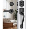Mensarix Front Door Handle and Deadbolt Set for Right &