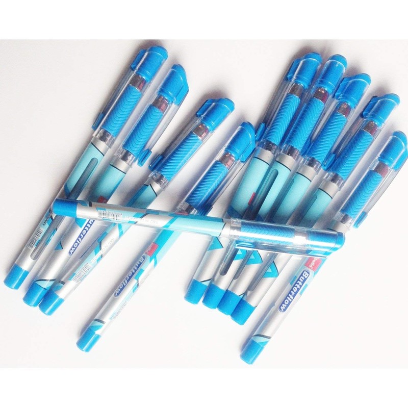 Cello Butterflow Ballpoint Pen Blue Pack of 10