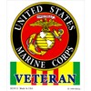 U.S. Marines Vietnam Veteran Sticker 3-1/4"X3-1/2"