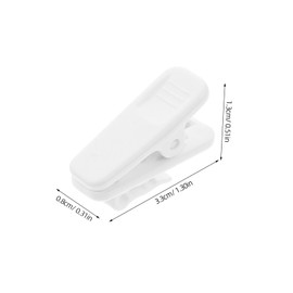 jojofuny 50pcs Earphone Cable Clip Headset Cord Organizer for Easy Access and Storage Lightweight and Portable Earphone Fixing Clips for Office and Daily Use