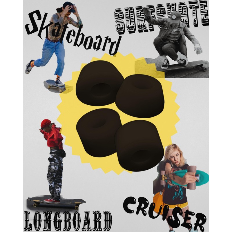 WalnutSkate Skateboard Bush Rubber 80a/85a/90a/95a/99a Pivot Cup [Domestic Brand] Truck