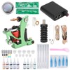 Complete Tattoo Kit Professional Coil Tattoo Machine Power Supply Pen