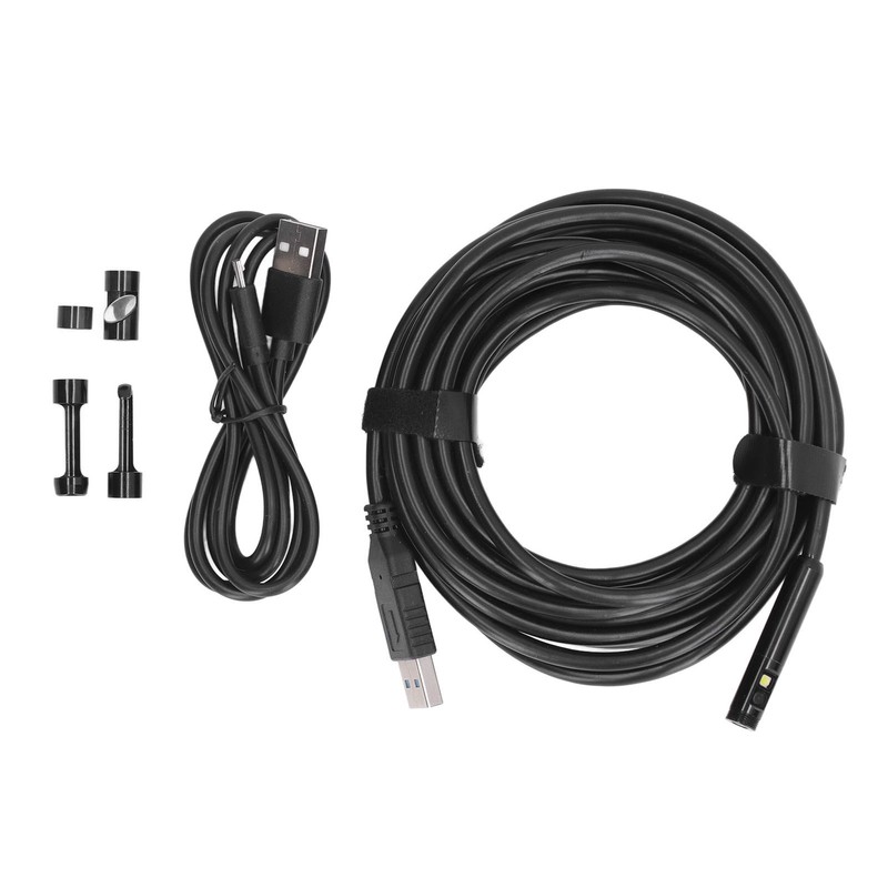 Industrial Endoscope Waterproof 1080P HD Dual Lens Borescope Inspection Sewer