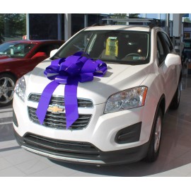 Car Bow Store 30" Big Purple Suction Cup Car Bow - Made In USA