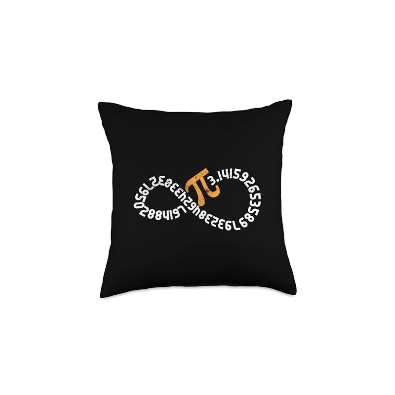 Pi Day Mathematics Infinity 3.14 Pi Digits Math Squad Throw