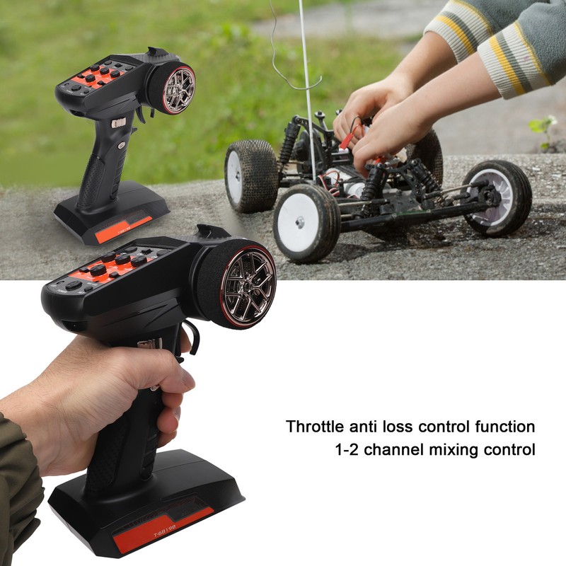 2.4G 7CH Radio Transmitter Remote Controller with Receiver 7 Channels