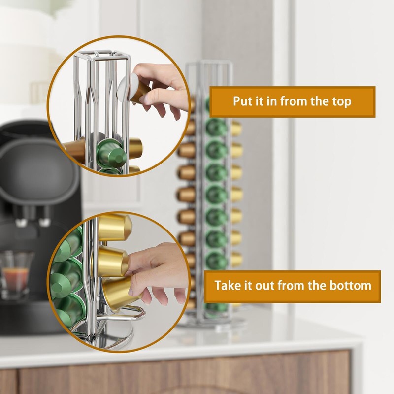 SEVENLINE - Soporte para cápsulas de café compatible con cápsulas