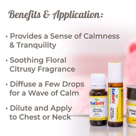 Plant Therapy KidSafe Calming The Child Essential Oil Blend - Relaxation and Soothing Blend - Pure, KidSafe Pre-Diluted Roll-On 10mL