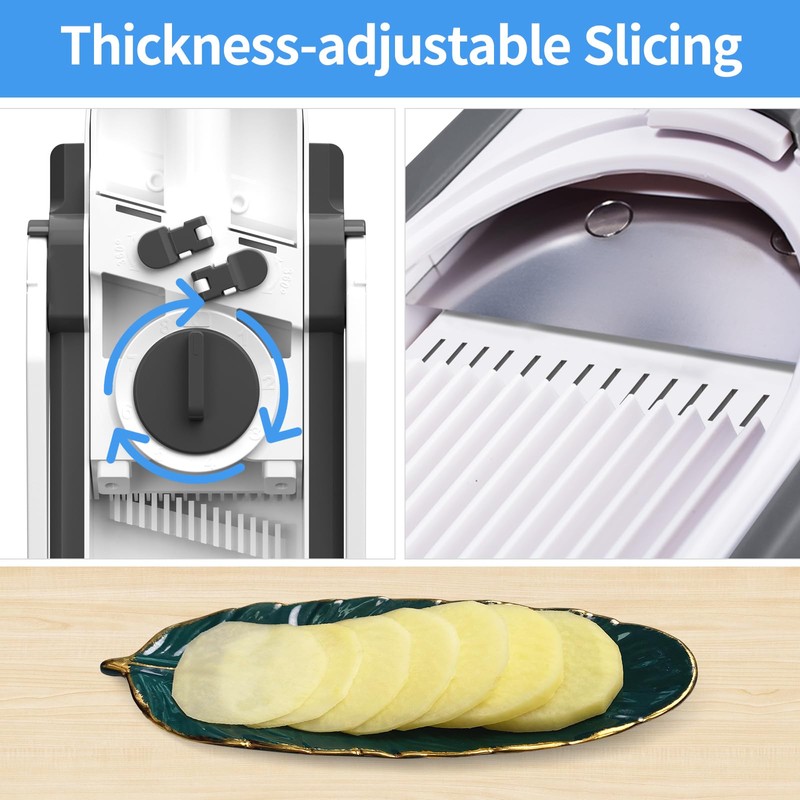 Jonscook Safe Veggie Chopper Vegetable Cutter, French Fry Cutter Onion