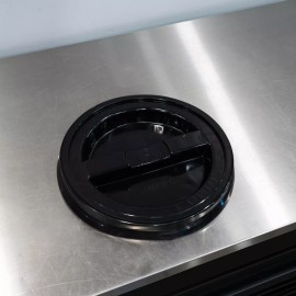 Leaktite Screw Top Bucket Lid Black | Airtight Fits 3 and 5 Gallon Buckets