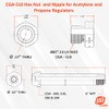 SÜA® - Nut and Nipple replacement for Acetylene and Propane