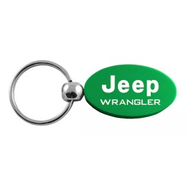 Jeep Wrangler Oval Key Ring (Black)