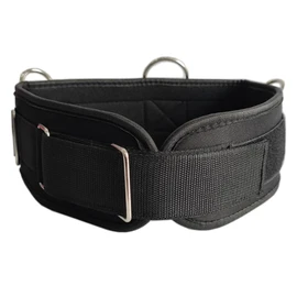 TONLOOEEL Fitness Resistance Belt Multi Functional Fitness Belt with 5 Rings for Weight Training and Resistance Training of Load Carrying Pull Up Belt Squat