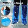 50 Pairs Disposable Waterproof Shoe Covers Transparent Shoe Covers Disposable