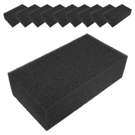 World Clean Beauty Salon Thick Sponge L, Black, 10 pcs / 월드크린 미용실 도톰 스펀지 L, 블랙, 10개