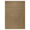 Lahome Neutral Geometric 5x7 Washable Rugs for Living Room Office,