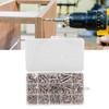 360pcs Screw Nut Set Stainless Steel Flat Washer Spring Washer