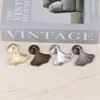 Brosay Gold Knobs Fashion Ginkgo Leaf Drawer Knobs Art Deco