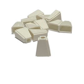 Mini blind cord tassels, in white, 12 pack, by Amazing Drapery Hardware