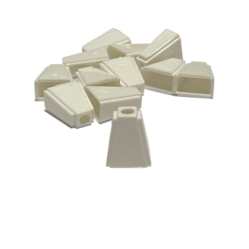 Mini blind cord tassels, in white, 12 pack, by Amazing