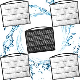 TARARIUM Aquarium Filters Accessories for Large IX-120 Filter & IX-120 U-V 4pcs Sponge Clip 1Pcs Ceramic Ball Plate Replacement for for Large IX-120 Filter & IX-120 U-V