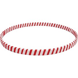Panami TR-8 Hanging Decoration, Secondary Material, Red and White Ring, 9.8 inches (25 cm)