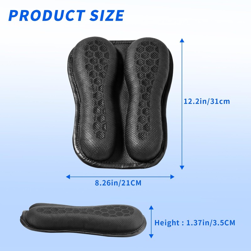 WDG Motorcycle Seat Cushion Pad 3D Honeycomb High Elasticity Gel