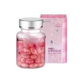 Chong Kun Dang Health Moisture Recharge Aqua Wannabe 500mg Edible Hyaluronic Acid 56 Capsules / 종근당건강  수분충전 아쿠아워너비 500mg 먹는 히알루론산 56캡슐 X1통 (4주