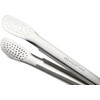 Devico Kitchen Tongs for Cooking, 2-Piece 12 inch 18/8 Stainless