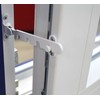 1 x Siegenia Window Lock Metal White Slate Protection Window