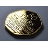The Commemorative Coin Company 50th Birthday 24ct Gold Commemorative. Unique