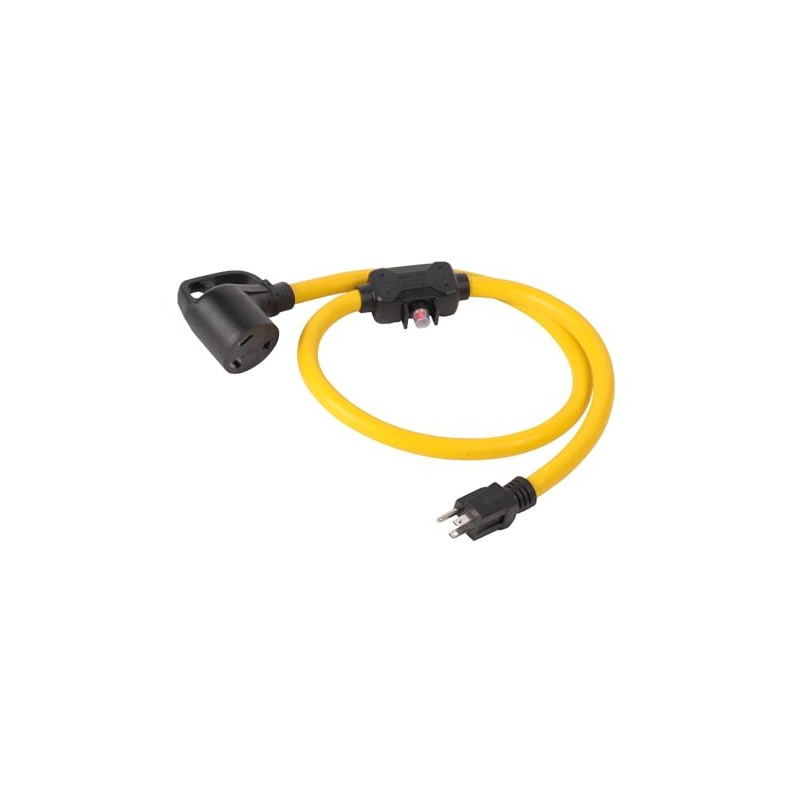 NEMA 5-15P to TT-30R 120V 15 Amp 4 FT with