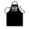 Iconic Aprons Who Needs Hair Apron, Polyester-Cotton, Multi-Colour, 90 x