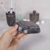 Creative Home - Jabonera de Piedra de mármol de carbón,