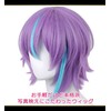 CaseEden 6036 Premium Cosplay Wig, Jindai, Project Sekai, Purple, Light