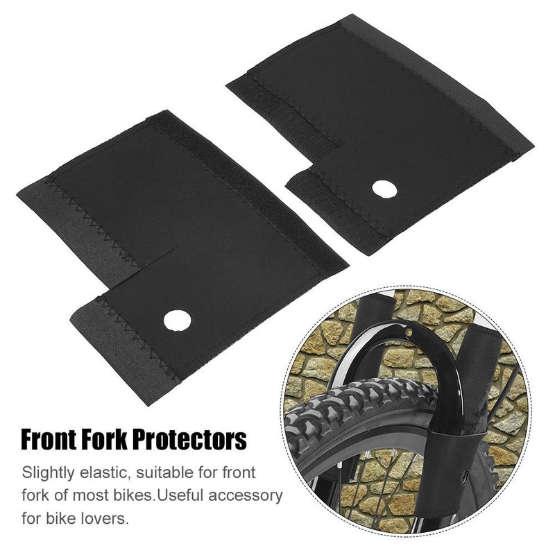 VGEBY 1 Pair Front Fork Protectors, Nylon Bike Stay Front