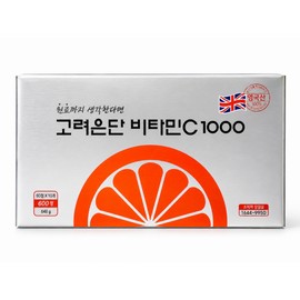 Korea Eundan Dietary Supplement, Vitamin C 1000 600 Tablets X 1 Pack 20-Month Supply harutem for daily wellness routines, capsules powder or sticks, Korean