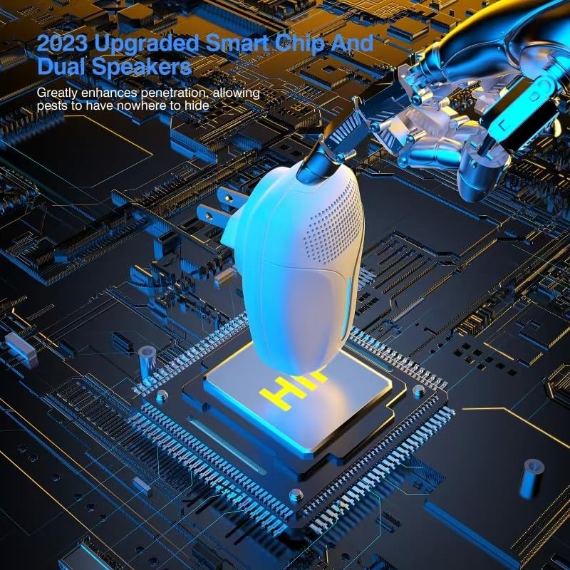 Upgraded Ultrasonic Repeller & Insect Indoor Repeller,Ultrasonic and Repellent for