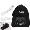 Portable USB Rechargeable Fan Hat Adjustable Adult Unisex Sun UV