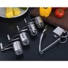Cheese Grater Stainless Steel Vegetable Shredder Cutter Grinder 4 Drum