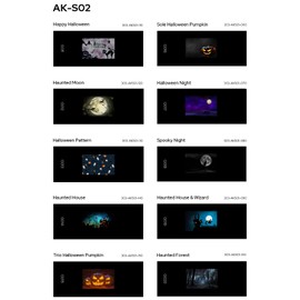 Godox AK-S Full Slide Set Transparency for Godox AK-R21 Camera Flash Projector 60 Pieces