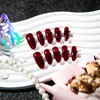 TENPAL Handmade Press on Nails Almond Cherry Red Nails Press