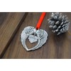 JUPPE Angel Wings Christmas Ornaments for Christmas Tree - Half